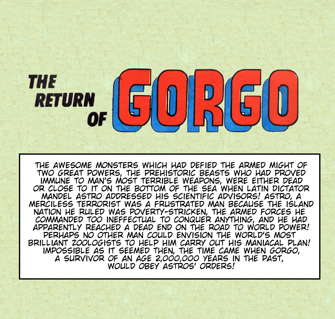 The Return of Gorgo #1 image number 1