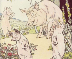 The Three Little Pigs #2 cover art
