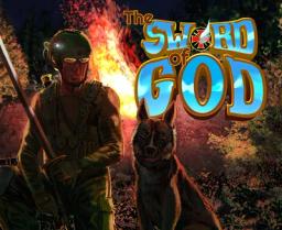 A tiny thumbnail of the cover art for the comics series The Sword of God