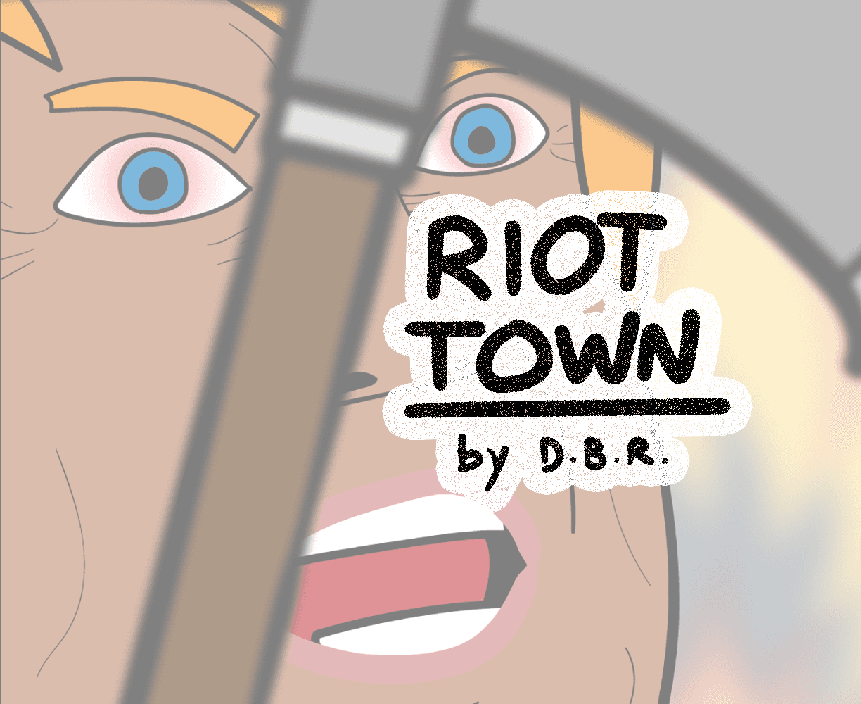 The cover art for the episode Bloodbath from the comics series Riot Town, USA, which is number 51 in the series