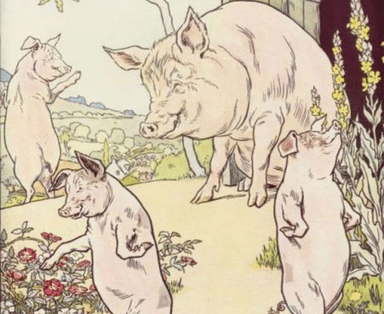 The Three Little Pigs #4 episode cover