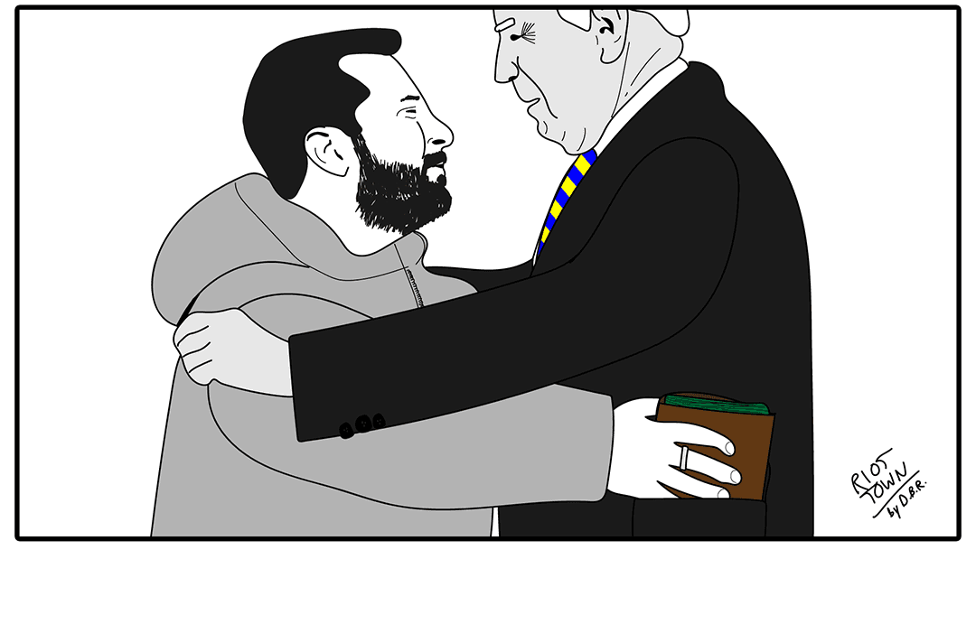 Zelenskyy & Biden, Embracing image number 0
