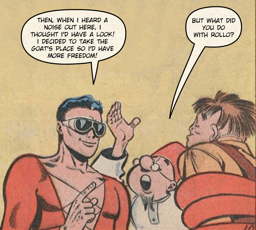 Plastic Man at the Farm #3 - Getting My Goat image number 13