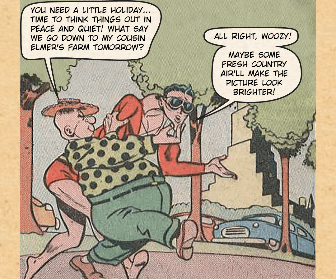 Plastic Man at the Farm #1 - Making Money image number 16