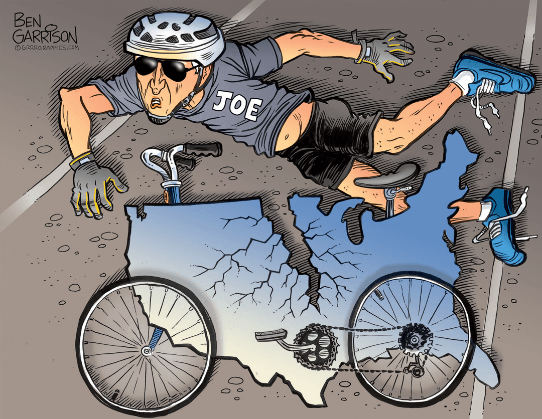 Biden's Bike Fall image number 0