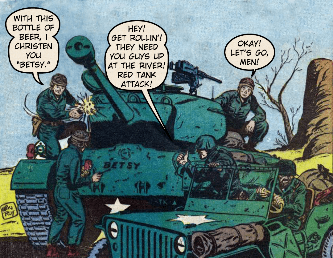 The Armored Whirlwind #1 - Betsy vs 3 Commie Tanks image number 3