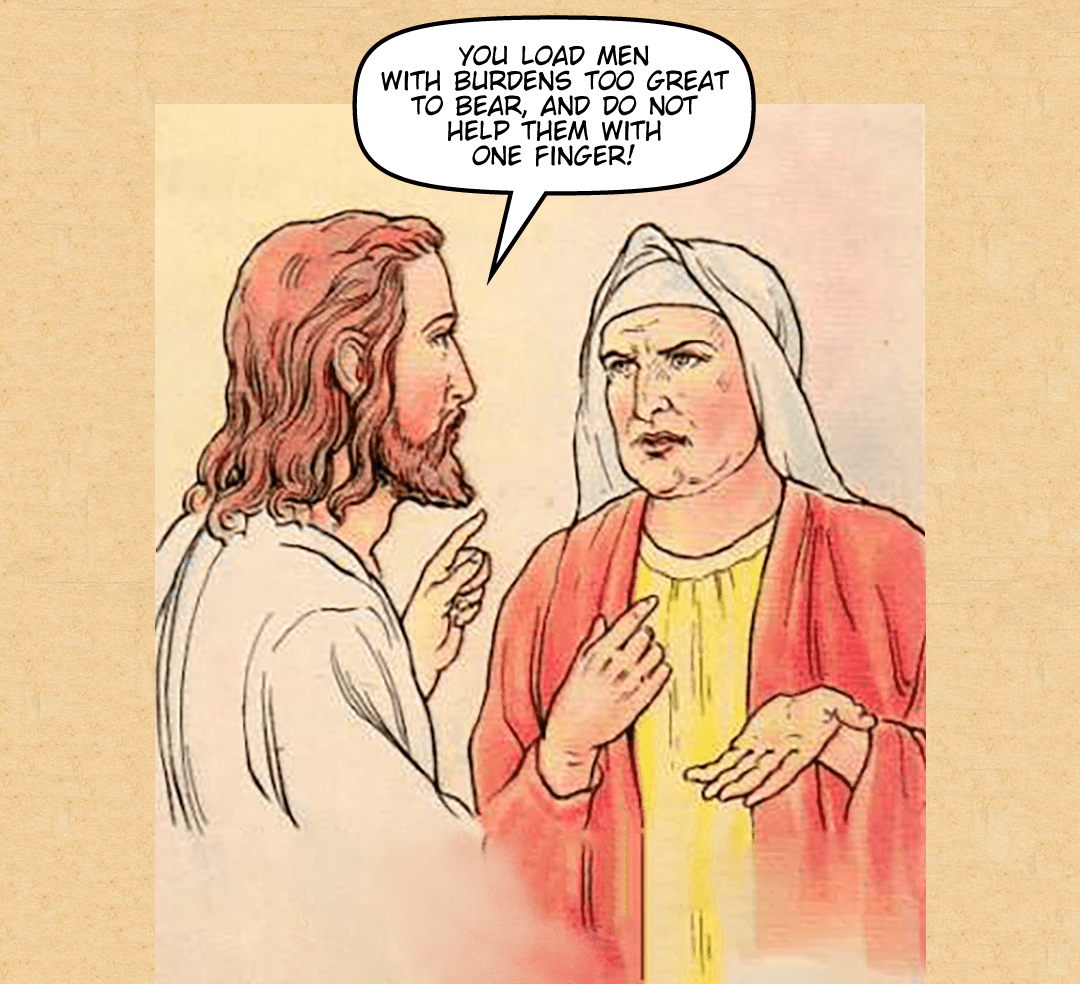 The Pharisees Dispute With Jesus image number 7